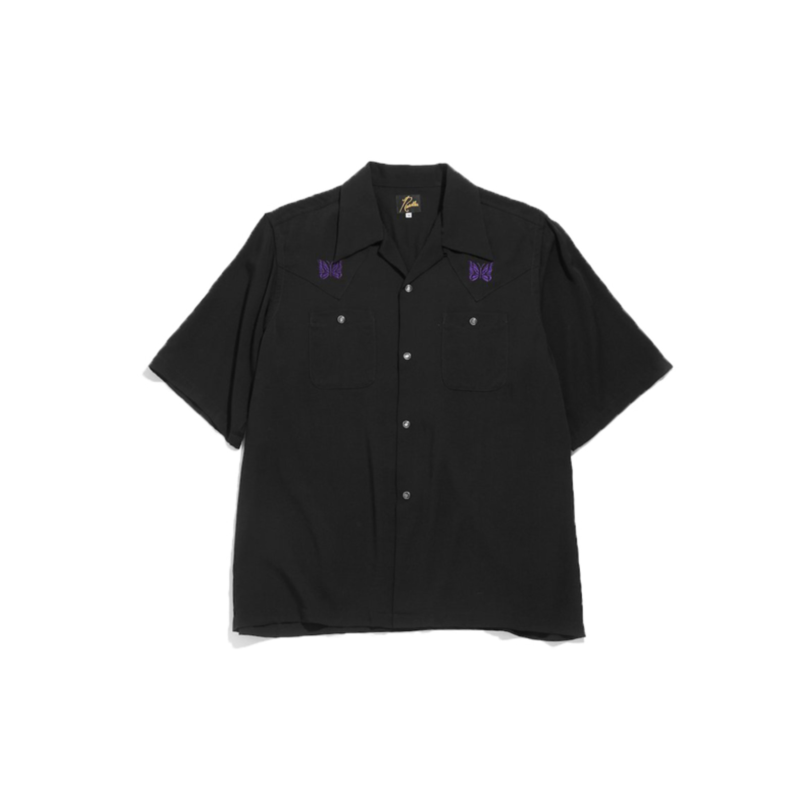 NEEDLES 22SS S/S Cowboy One-Up Shirt - R/PE Twill