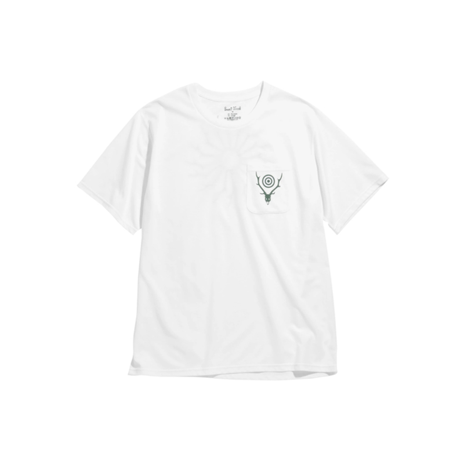 SOUTH2 WEST8 22SS S/S Round Pocket Tee - Circle Horn