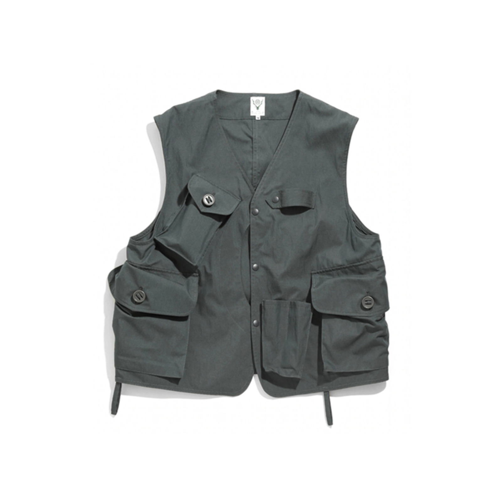 SOUTH2 WEST8 22SS Tenkara Vest - C/N Gabardine