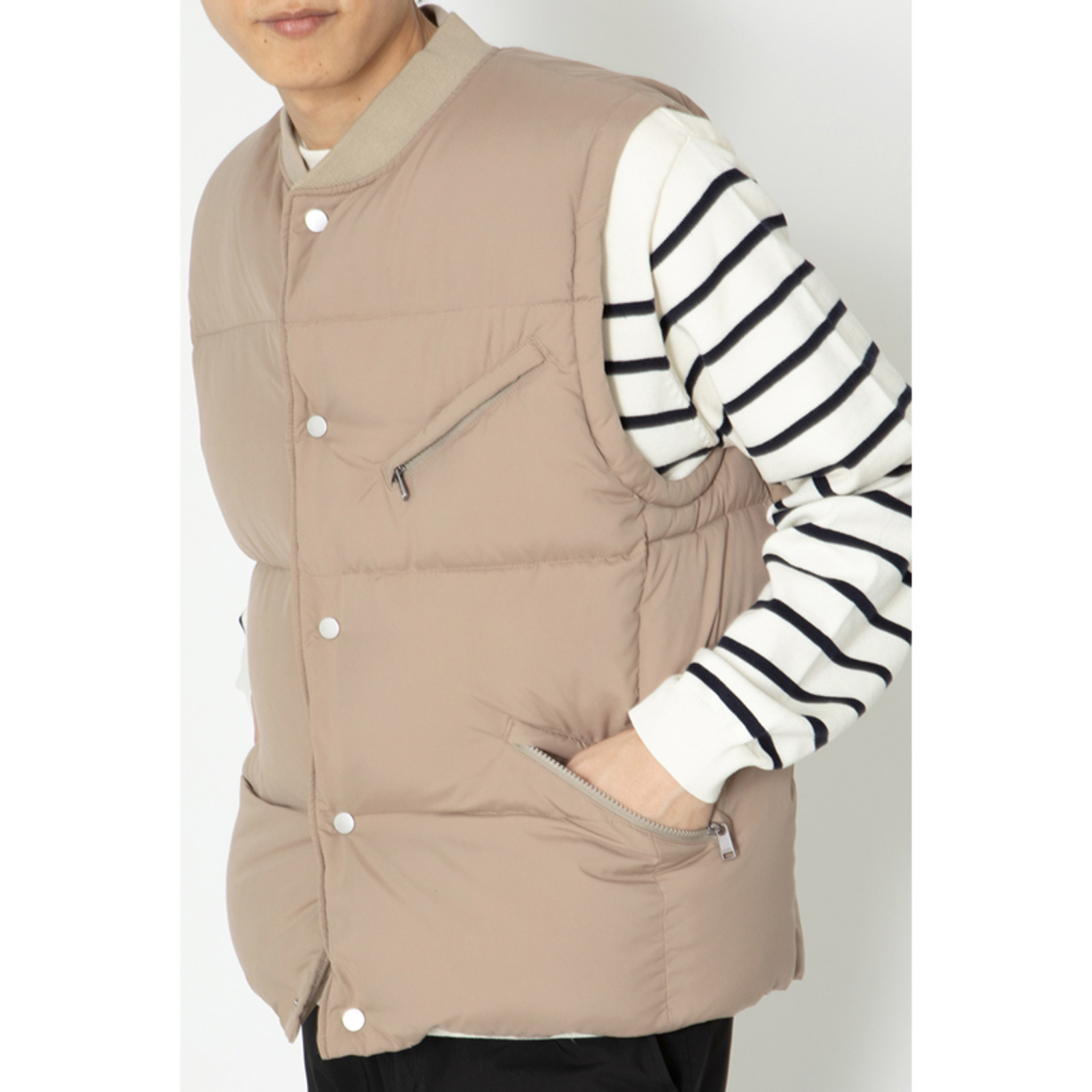 nonnative 21AW HIKER DOWN VEST POLY TAFFETA