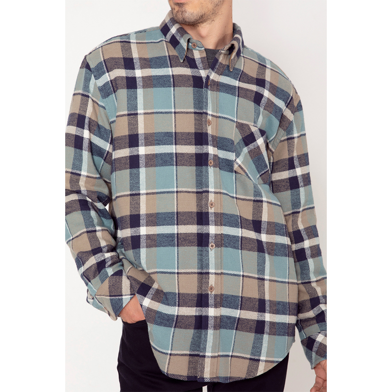 nonnative 21AW DWELLER B.D. SHIRT RELAXED FIT COTTON TWILL PLAID