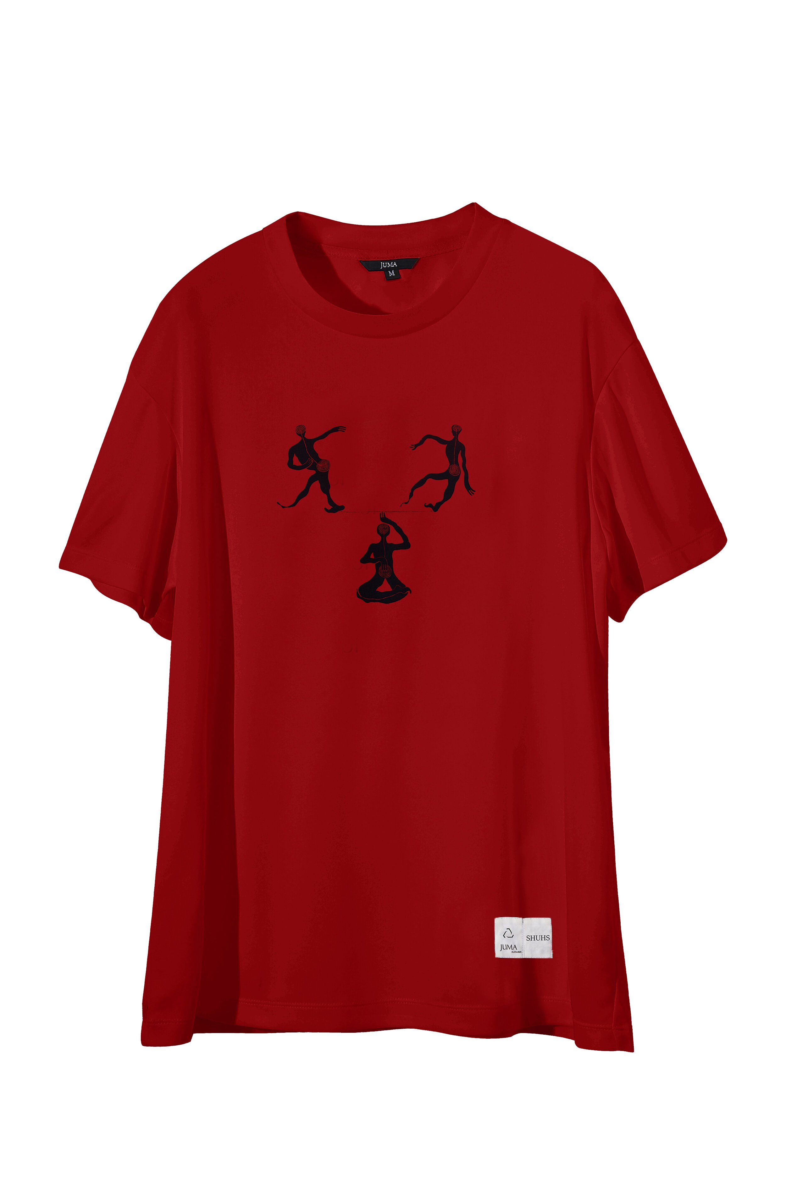 Shuhs 4 印花T恤 - 4 个回收水瓶 - 红色｜Shuhs Print 1 T-Shirt - 4 Recycled Water Bottles -Red