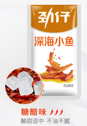 劲仔小鱼糖醋味12g-3