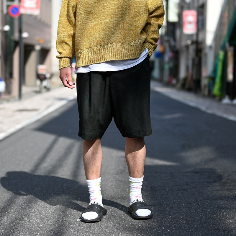 パンツ 22SS Sasquatchfabrix. SUEDE SHORTS XL Sasquatchfabrix.22SS SYNTHETIC SUEDE SHORTS