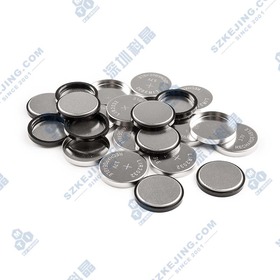 LIR2032 304黑色胶圈纽扣电池壳