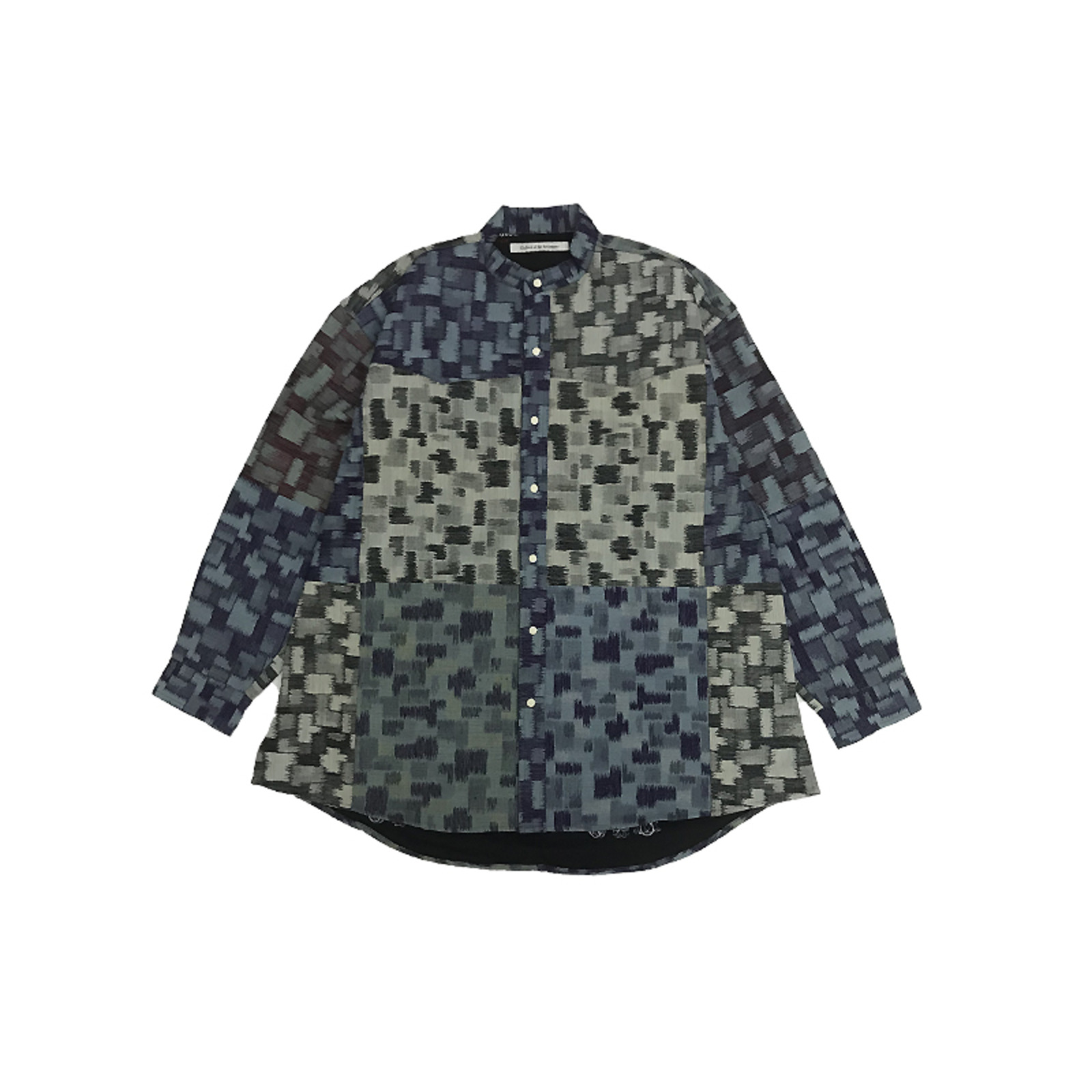 Children of the discordance 22SS EDO SILK PATCHWORK SHIRT LS