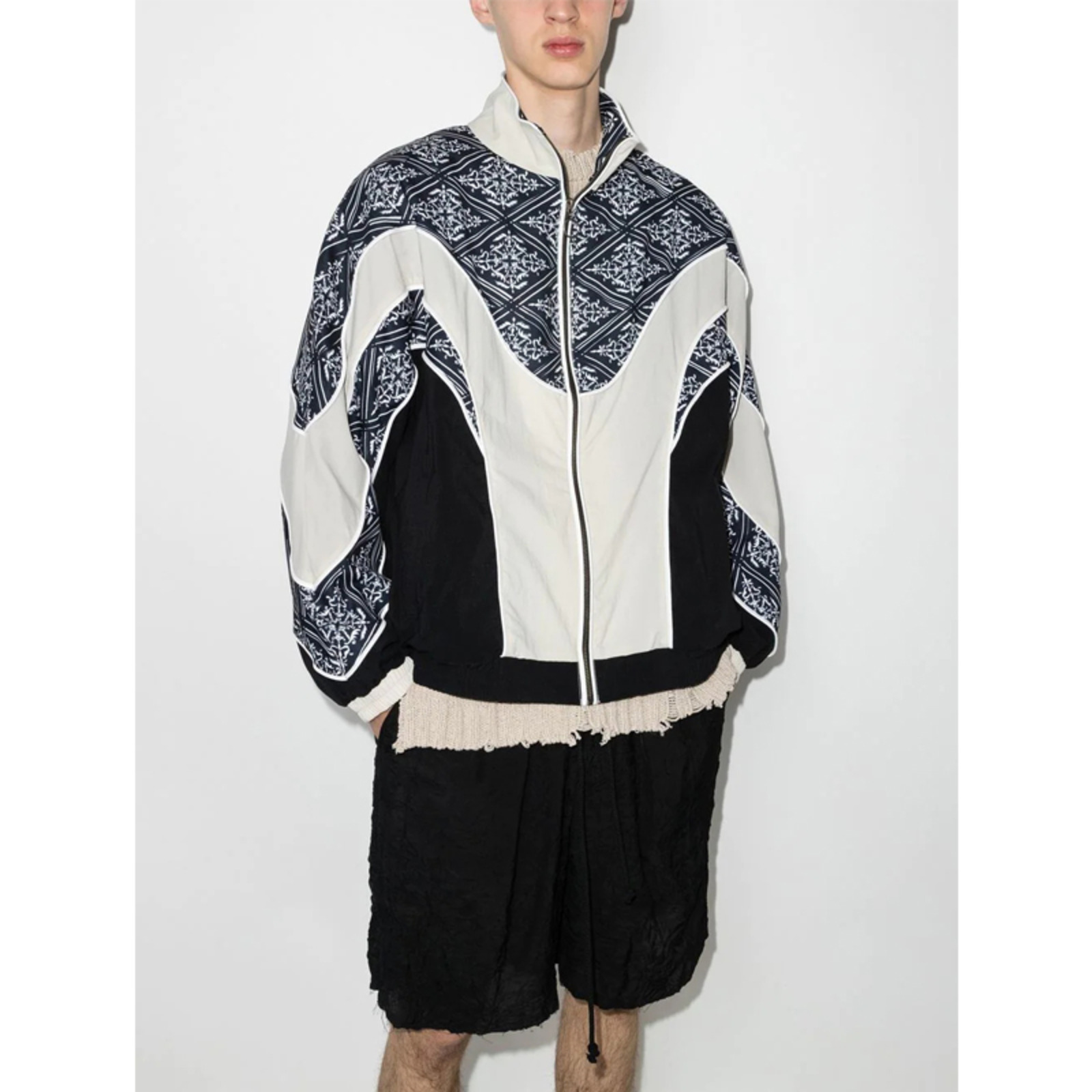 Children of the discordance 22SS PERSONAL DATA PRINT TRACK JACKET
