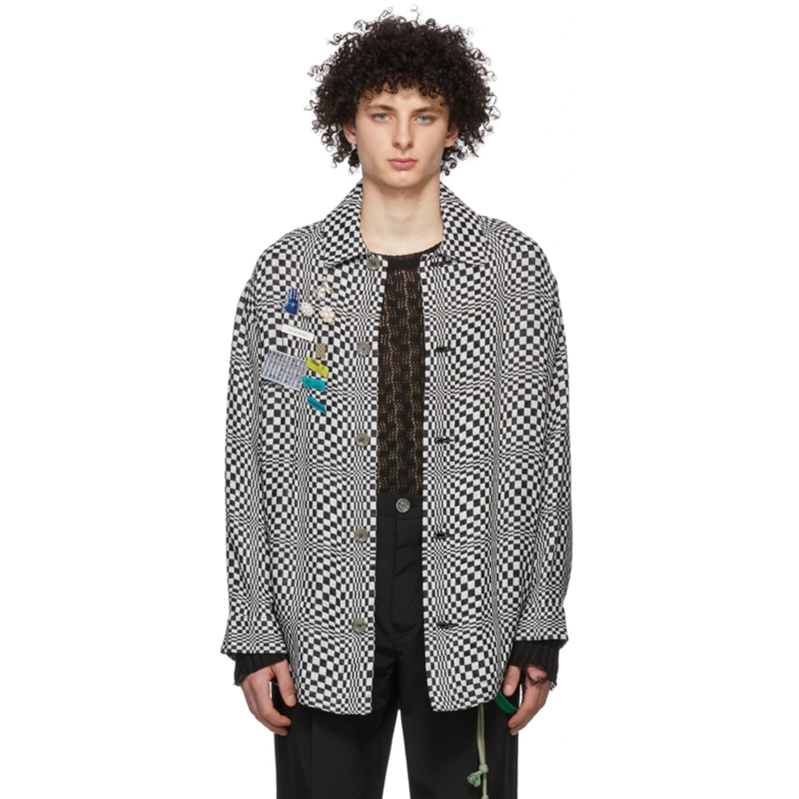 SONG FOR THE MUTE 22SS OVERSIZED PAINTER'S JACKET