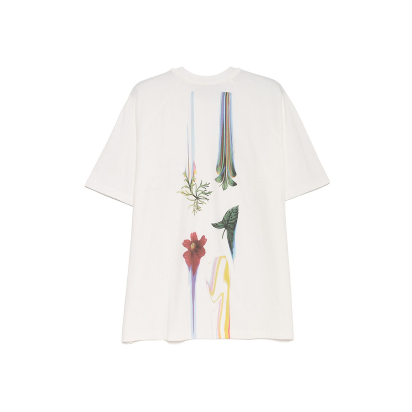 SONG FOR THE MUTE 22SS WARPED FLOWERS RAGLAN TEE