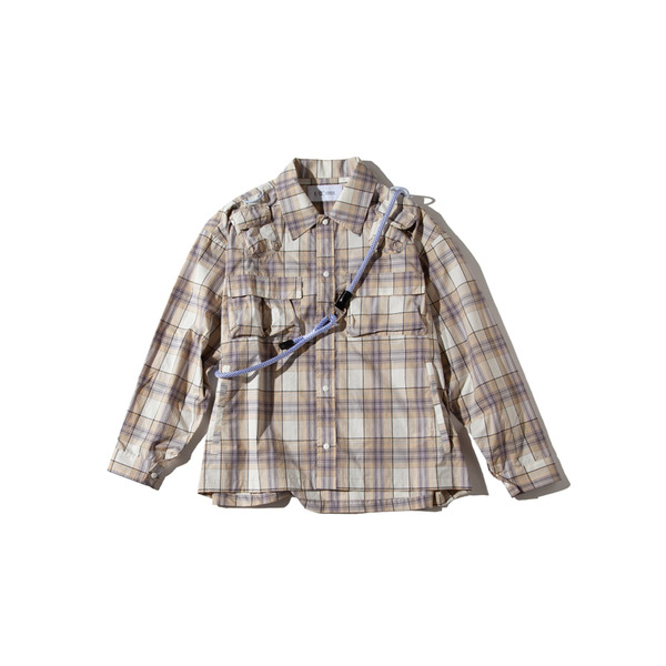 F/CE / 22SS CHECK CLIMBER SHIRT/S/コットン/BEG/チェック/FST02221M0004 F/CE.®