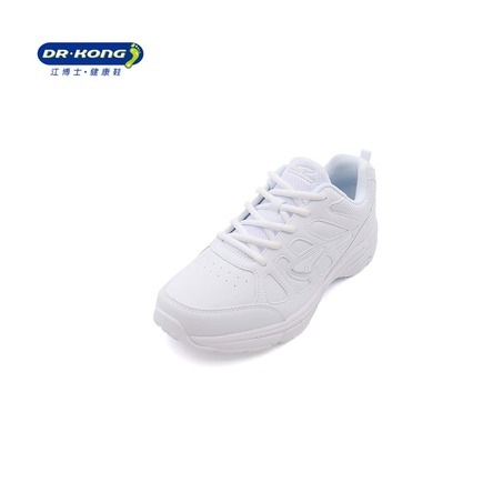江博士 41-46码 绑带白色运动鞋(C723T001E3)-3