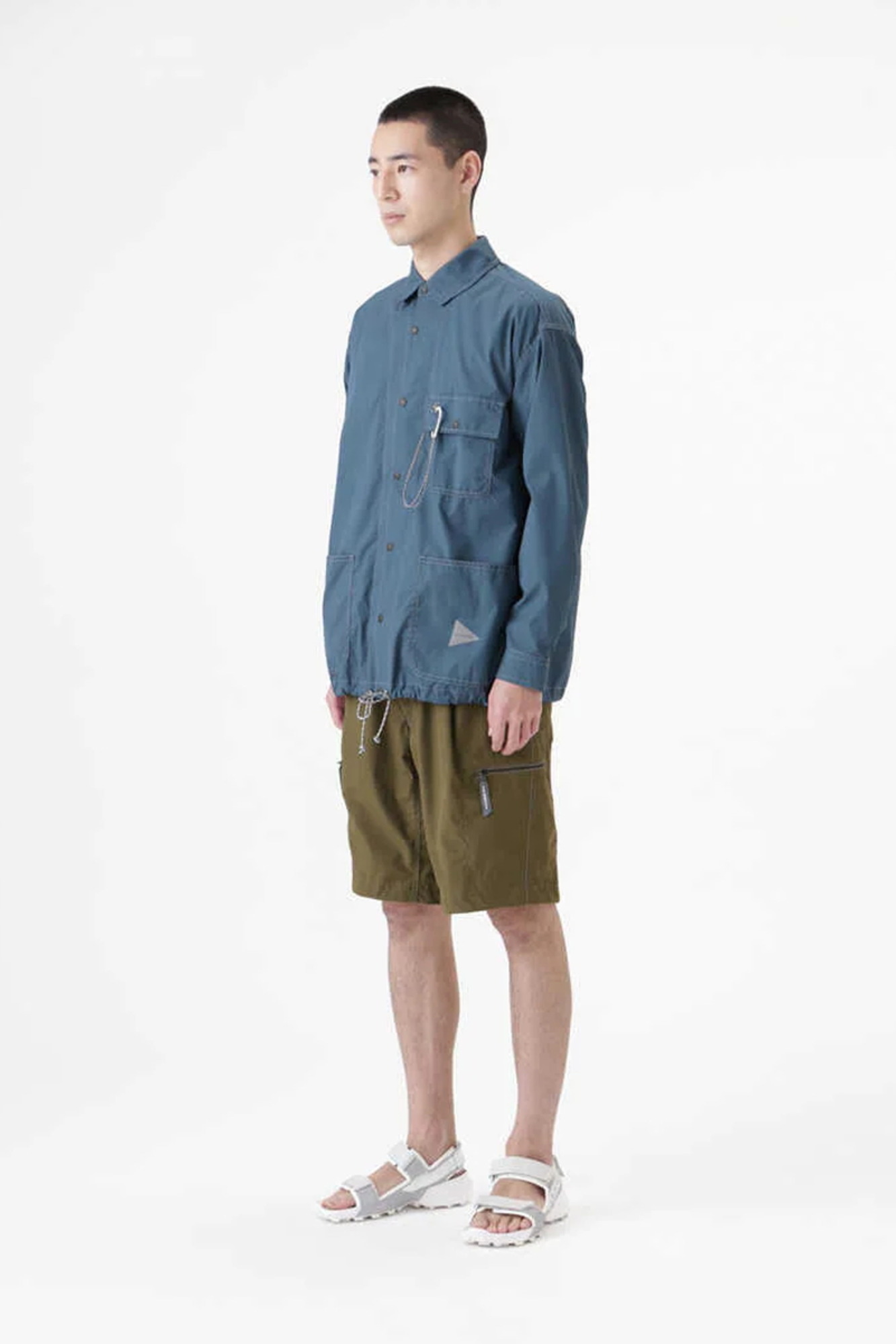 and wander 22SS dry rip shirt