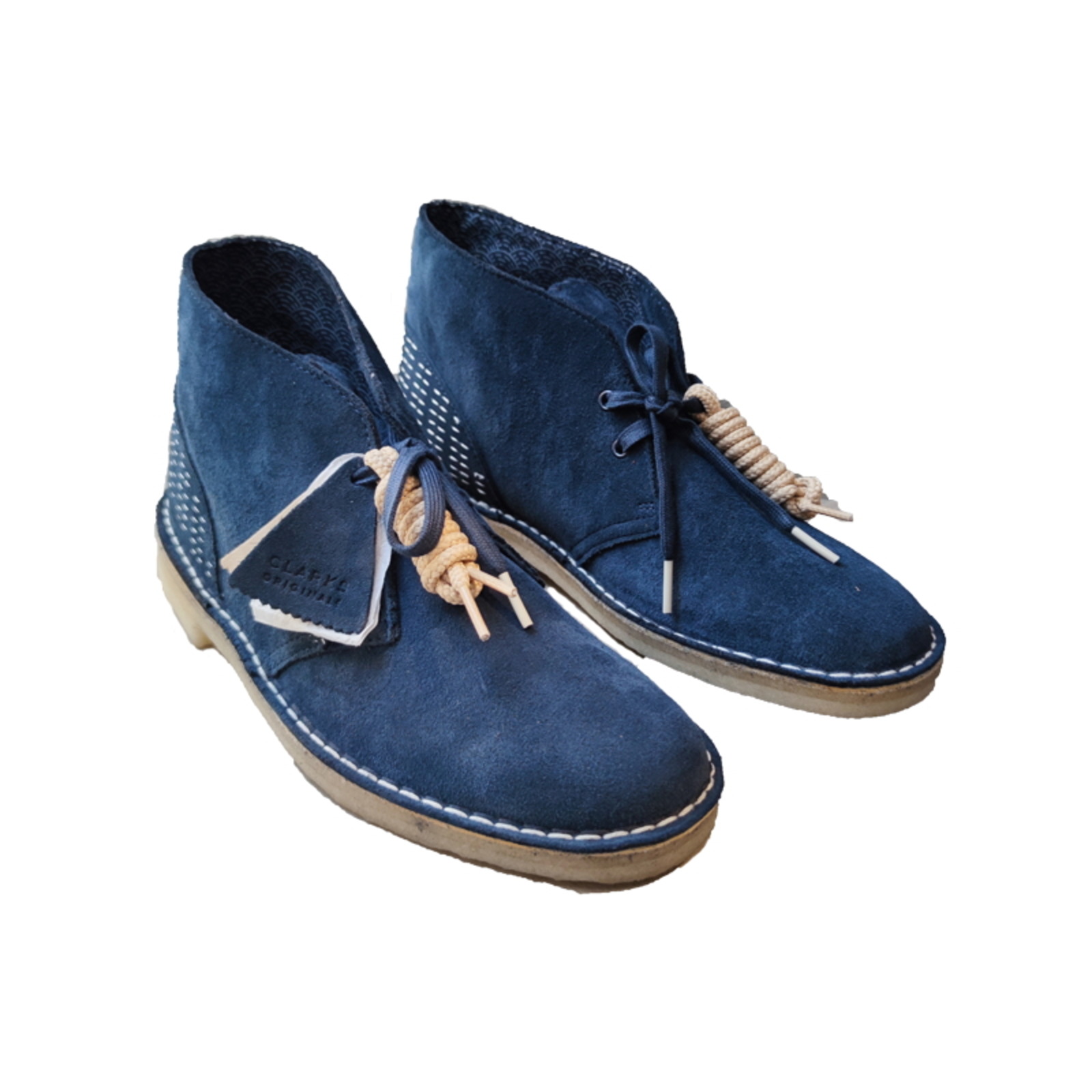 Clarks Originals Desert Boot-Navy Sashiko