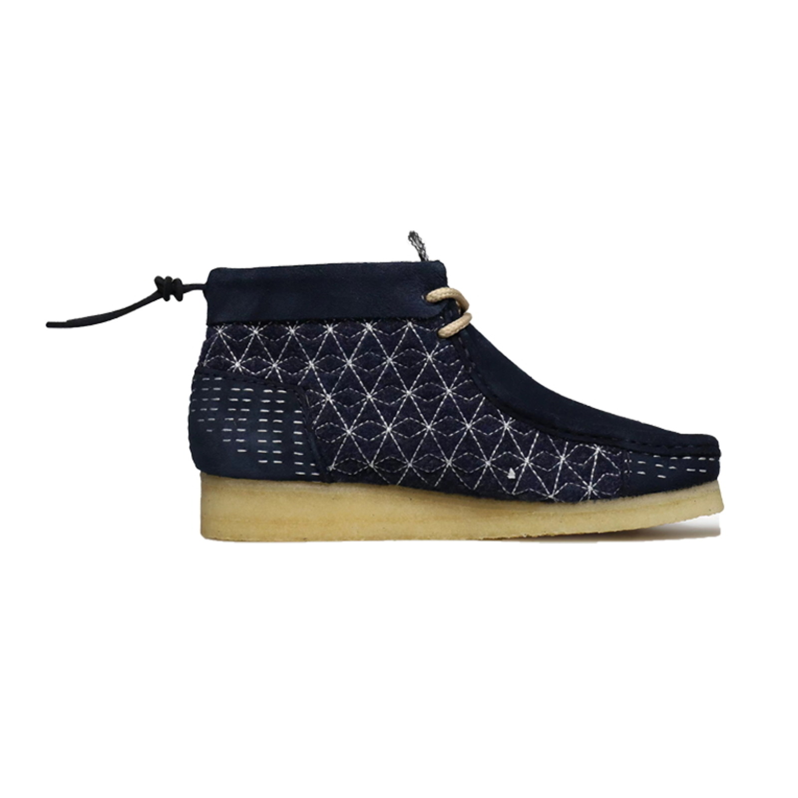 Clarks Originals Wallabee Boot-Navy Sashiko