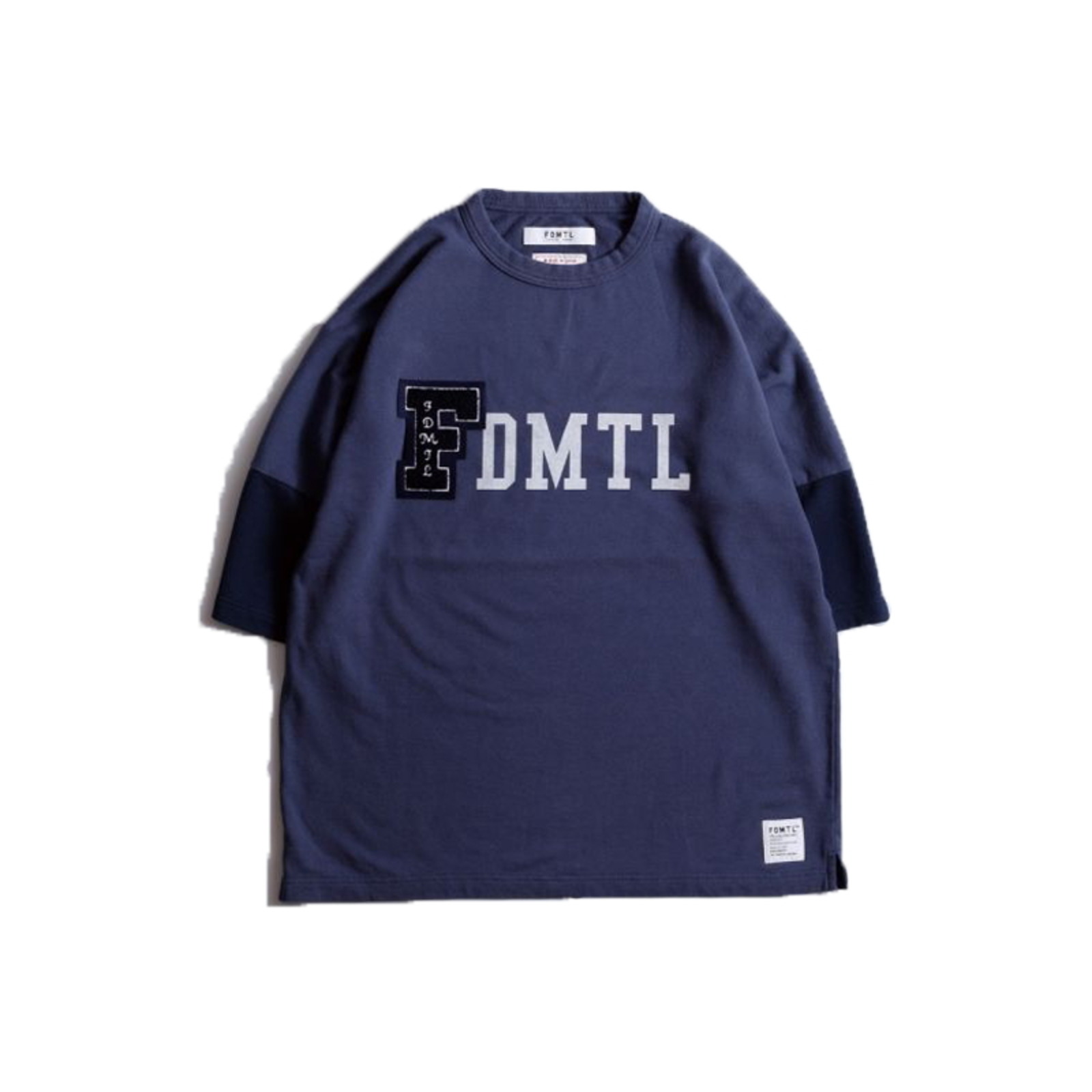 FDMTL 22SS F PATCH WIDE TEE-NAVY