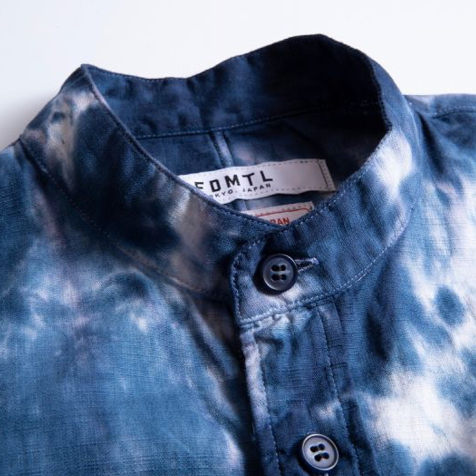 FDMTL 22SS TIE DYE S/S SHIRT-NAVY