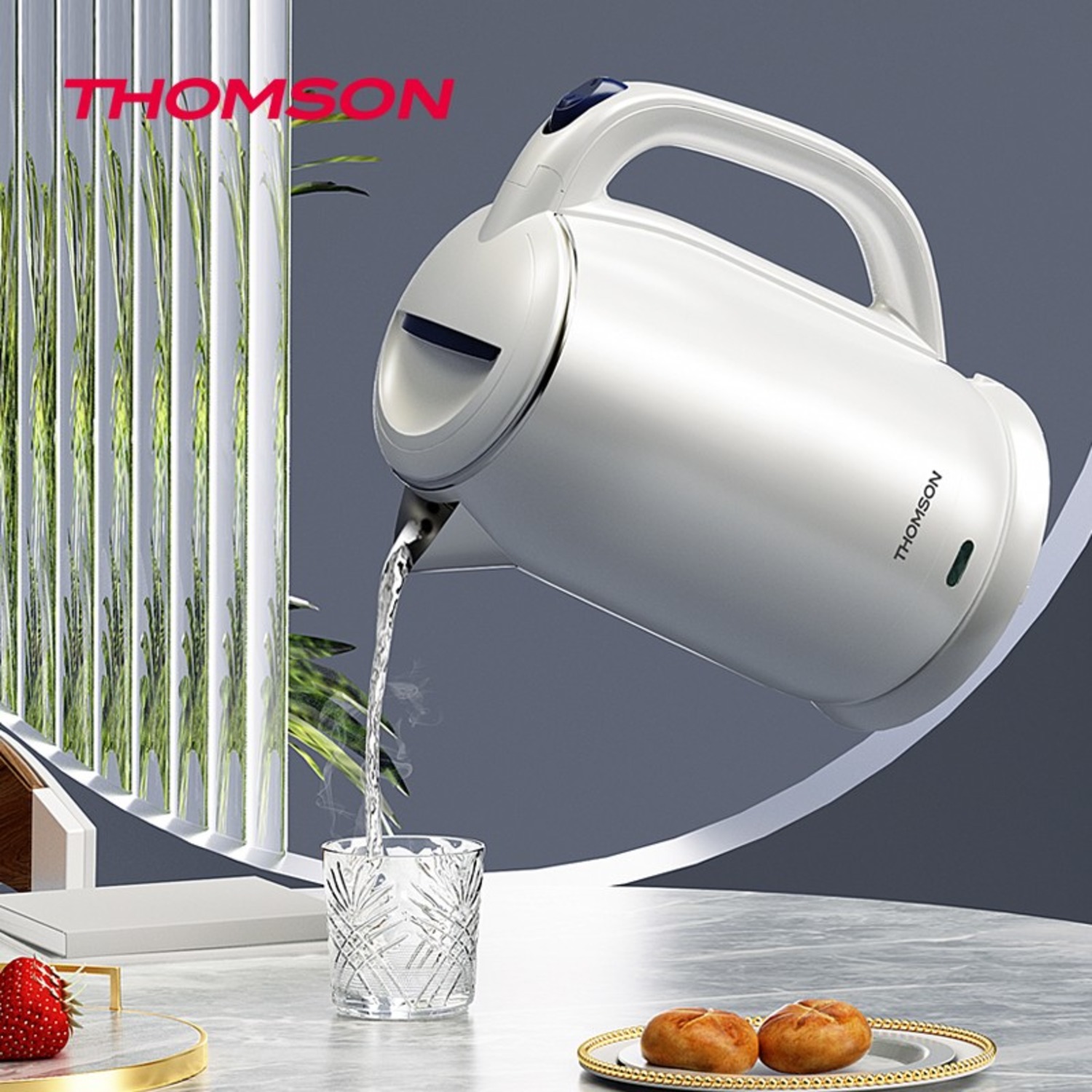 汤姆逊电热水壶 型号：C-T0189-5
