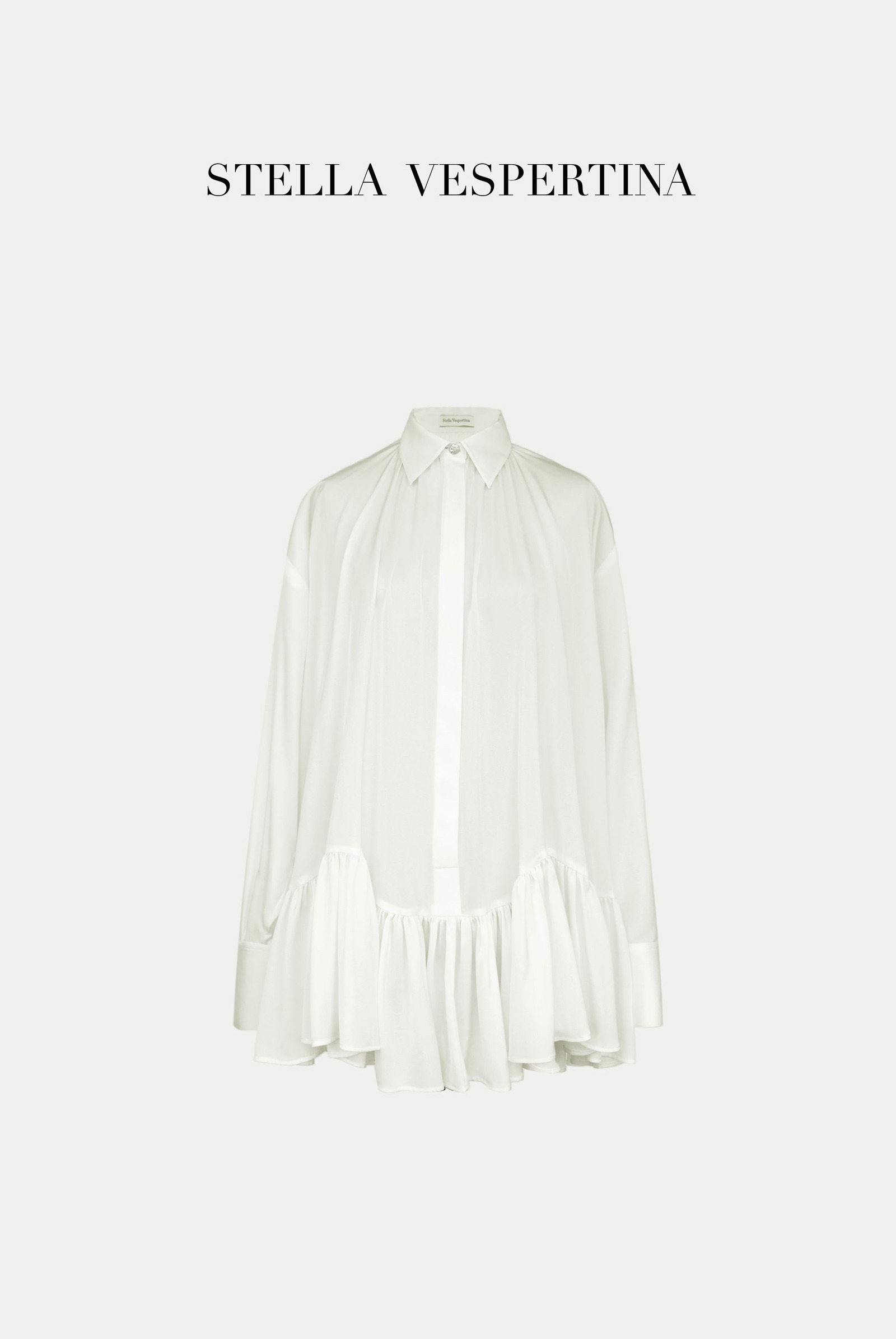 真丝荷叶边连衣裙-3