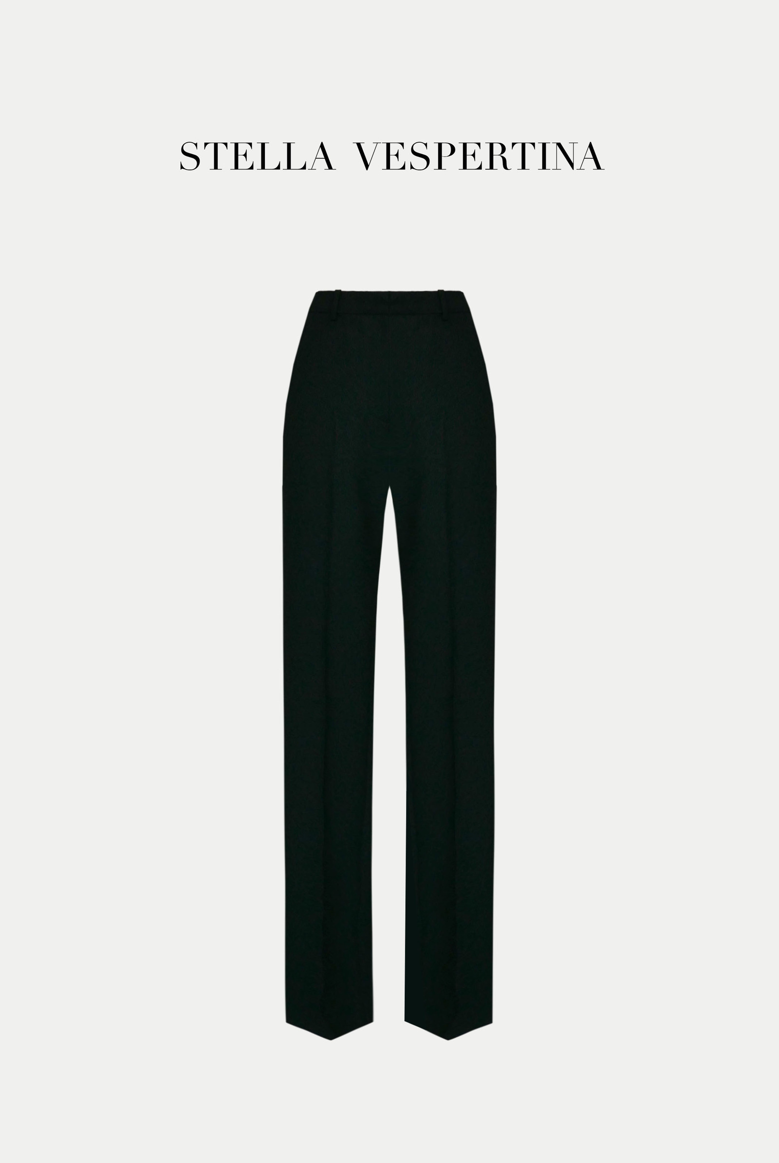 羊毛剪裁长裤-2