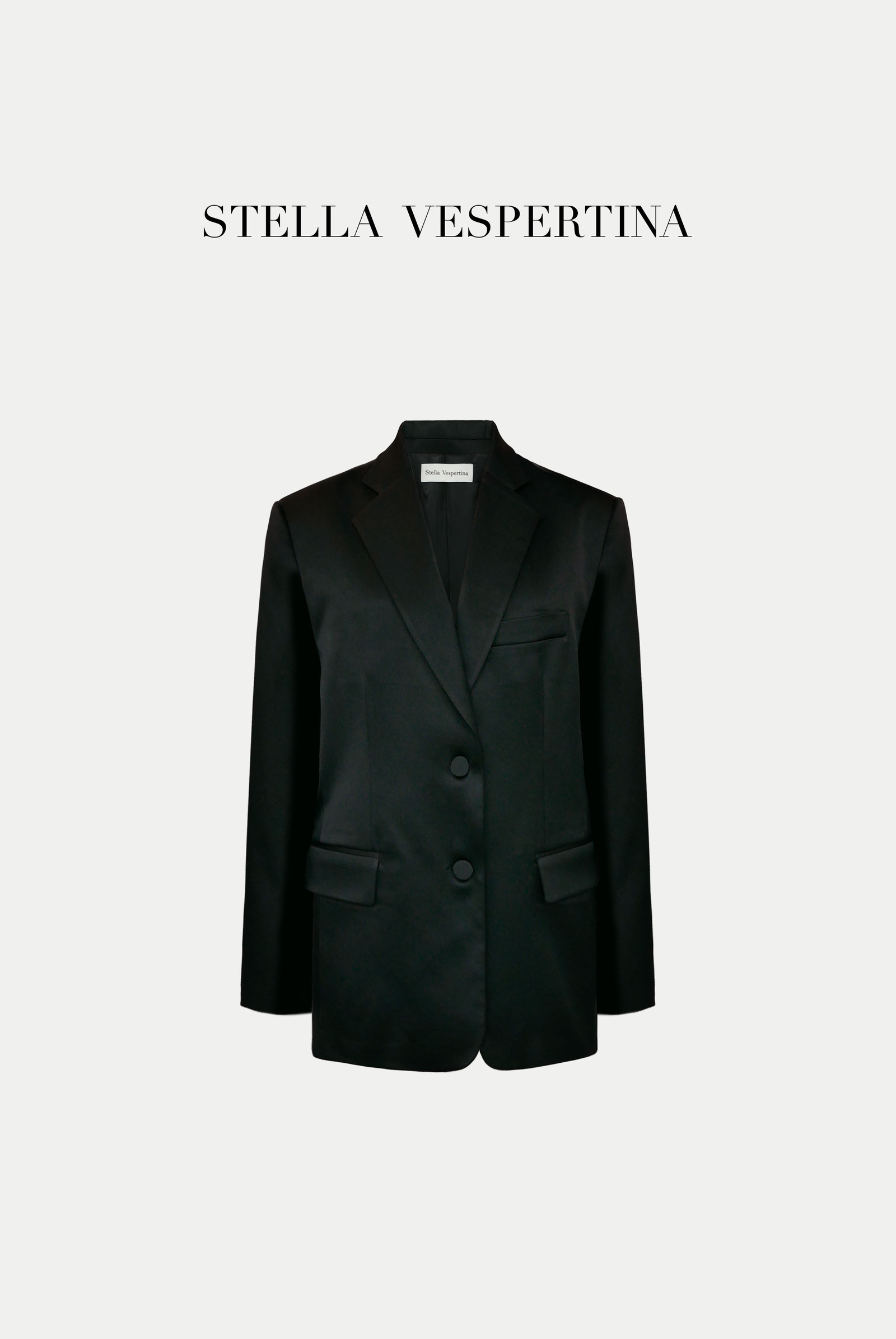 缎面大廓形西装-3