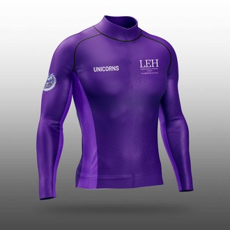 LEH Swimming Rash Guard ( UNICORN-紫 )