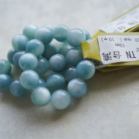 绝美珠光银河蓝~日本采购品牌配件绝美树脂圆珠 10MM-2