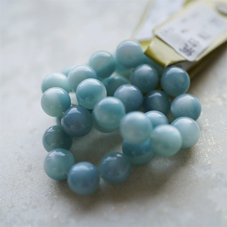 绝美珠光银河蓝~日本采购品牌配件绝美树脂圆珠 10MM