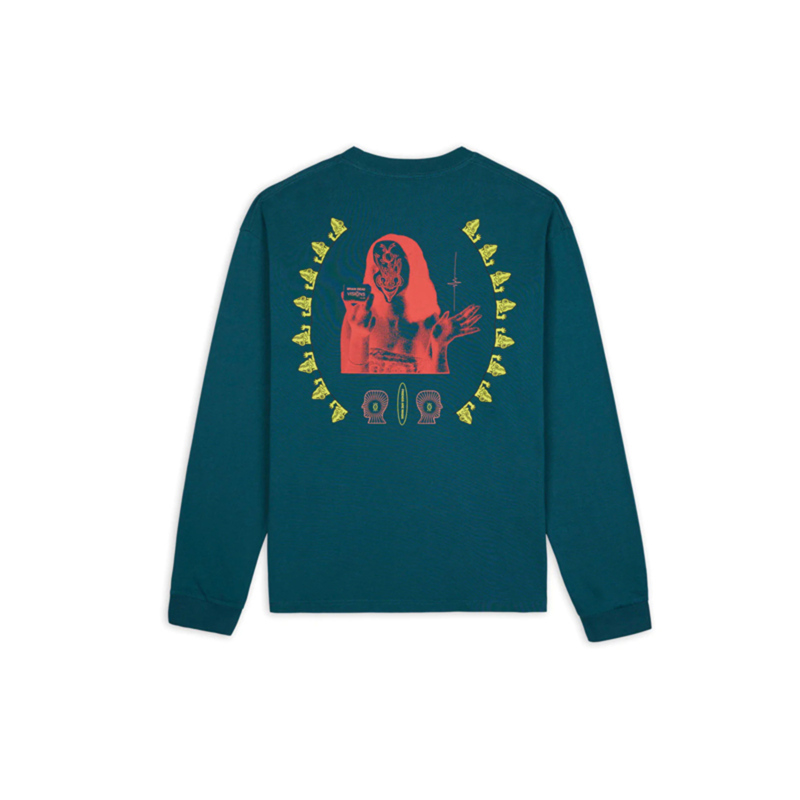 Brain Dead 22FW VISIONS CLUB LONG SLEEVE TEE