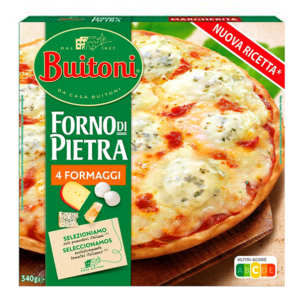 Frozen Buitoni Four Formaggi Cheese Pizza，best before2025/1/26 