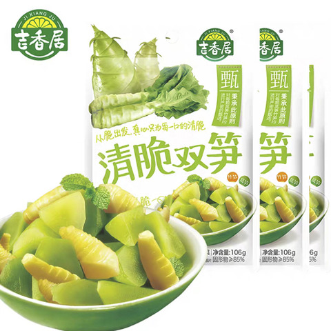 吉香居清脆双笋 106g*5袋 榨菜