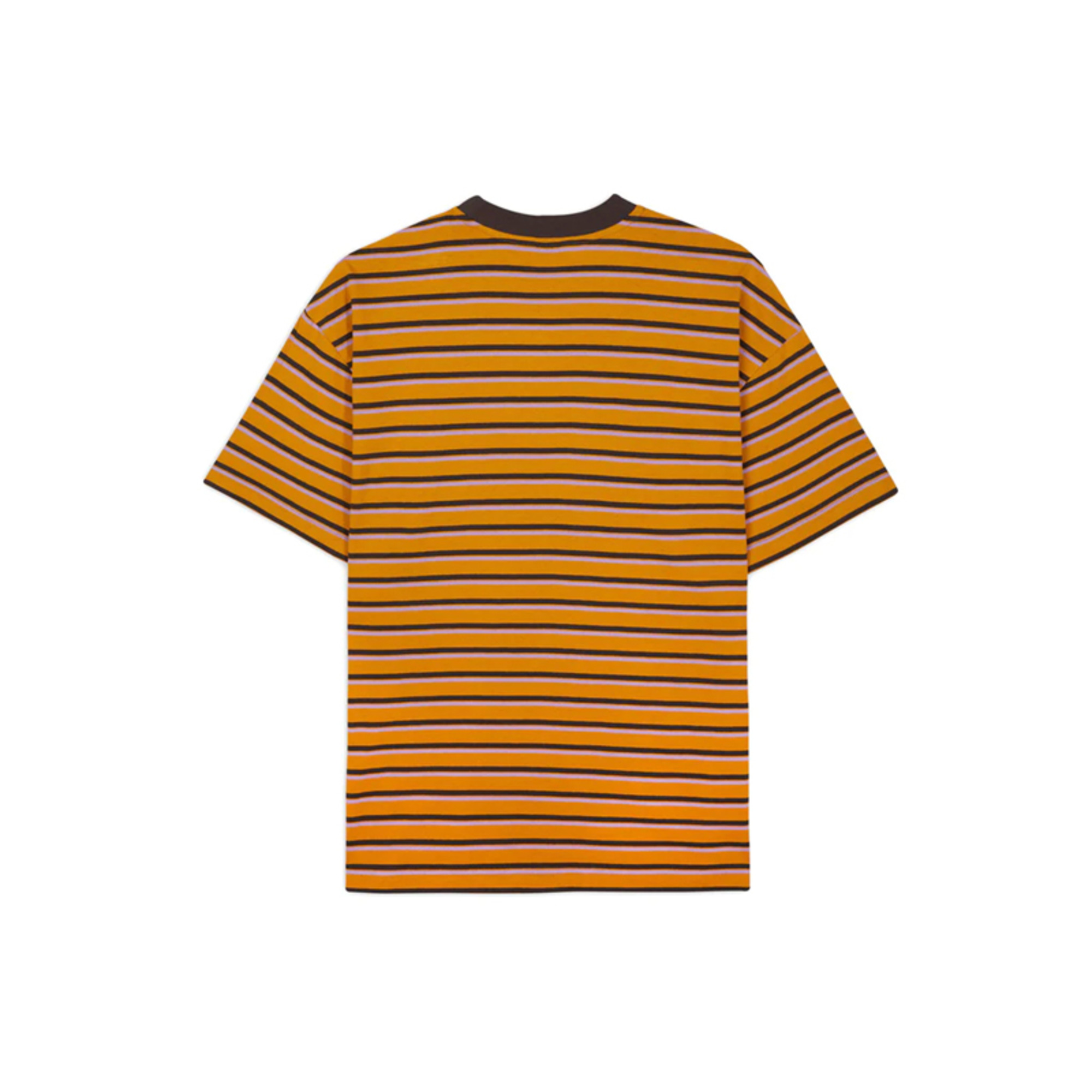 Orange and black hot sale striped t shirt