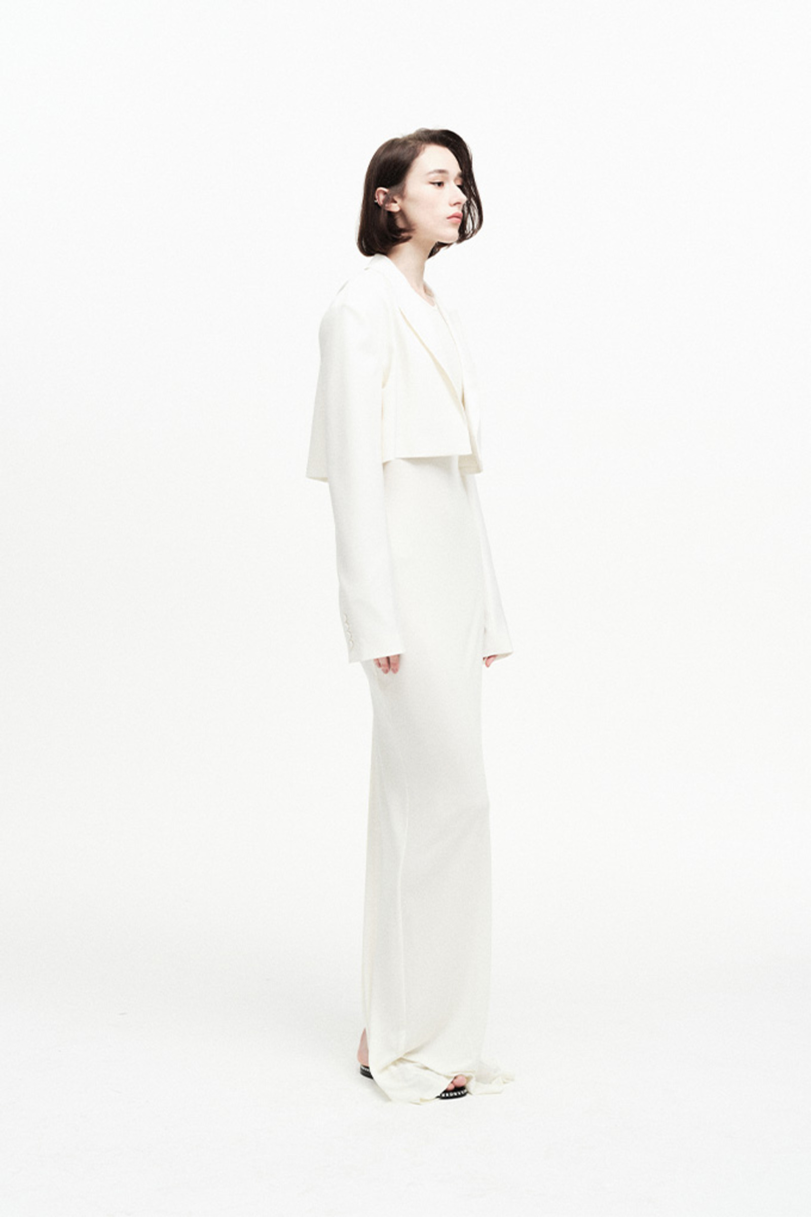 针织修身长裙-3