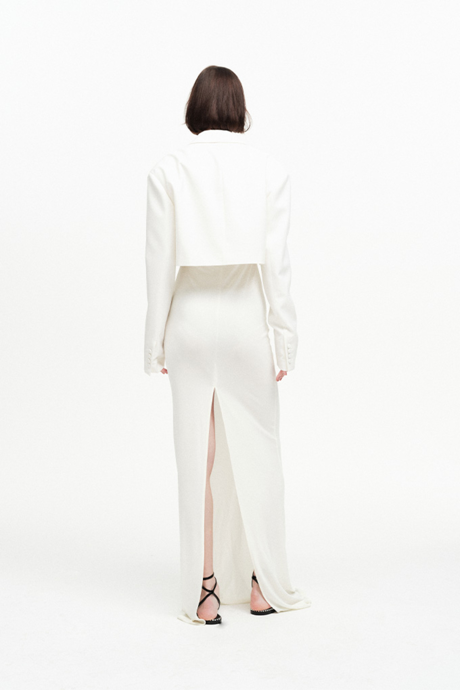 针织修身长裙-4