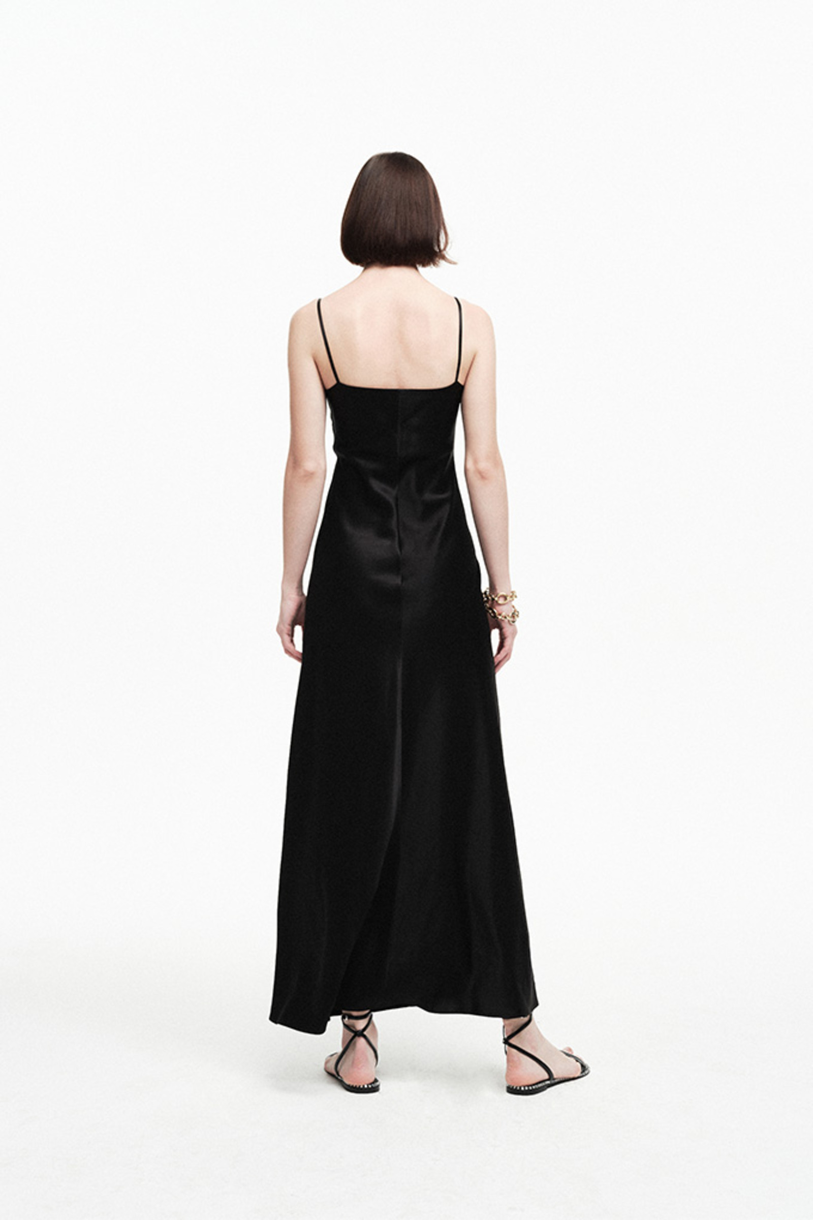 真丝吊带连衣裙-2