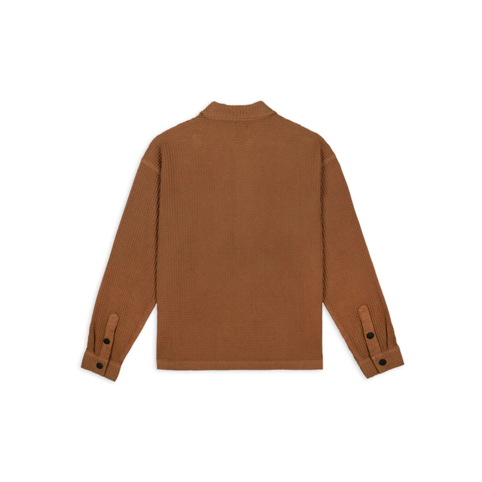 Brain Dead 22FW WAFFLE SNAP FRONT SHIRT