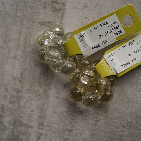 铃丸形水滴形~闪粉系列日本进口高品质配件树脂珠 11MM-3