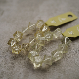 可爱立方体~闪粉系列日本进口高品质配件树脂珠 10MM