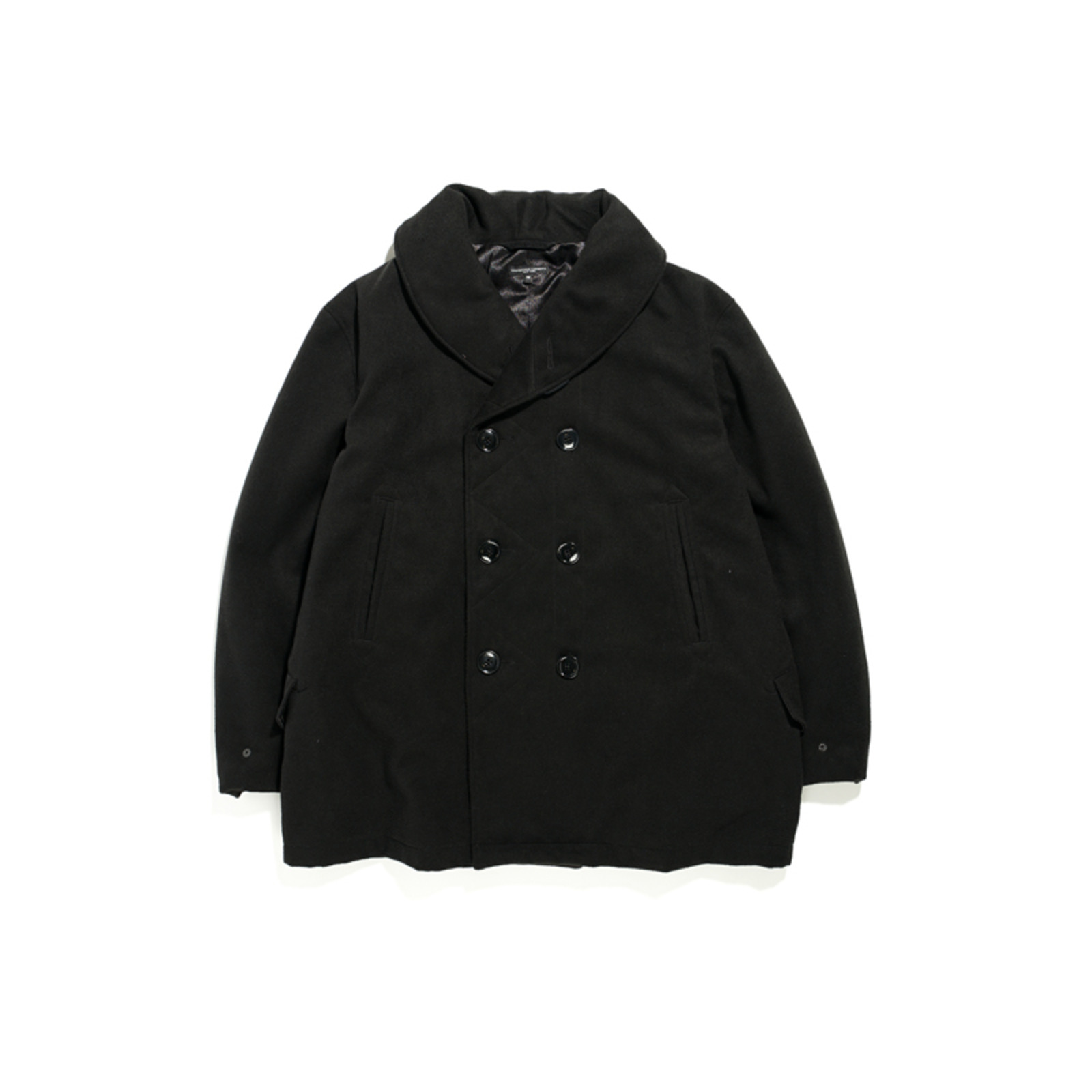 ENGINEERED GARMENTS 22AW LH Pea Coat-Polyester Fake Melton