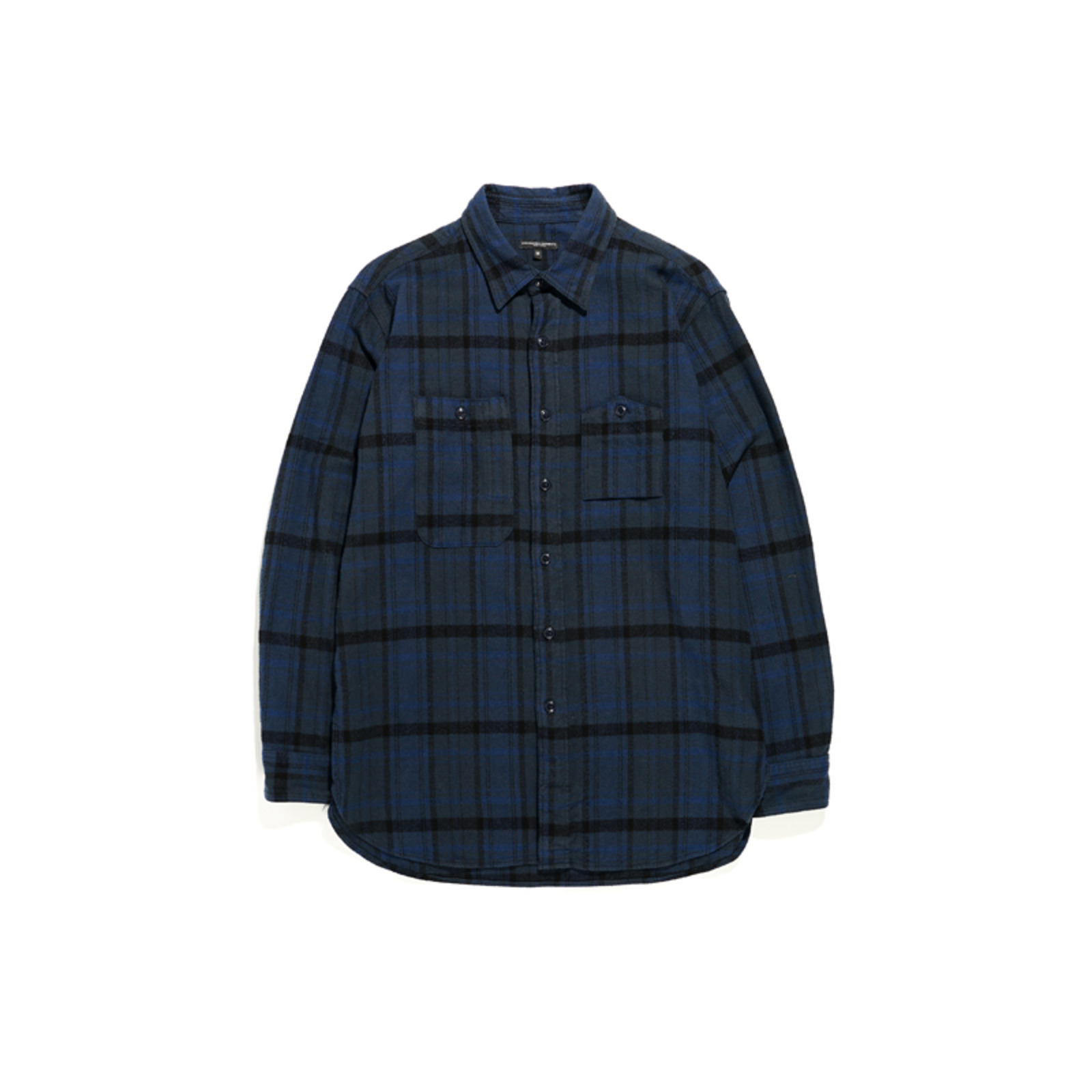 ENGINEERED GARMENTS 22AW Work Shirt-Plaid Cotton Flannel