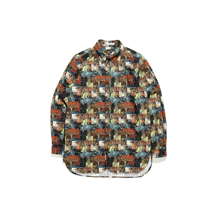 ENGINEERED GARMENTS 22AW 19 Century BD Shirt-Multi Color Patchwork