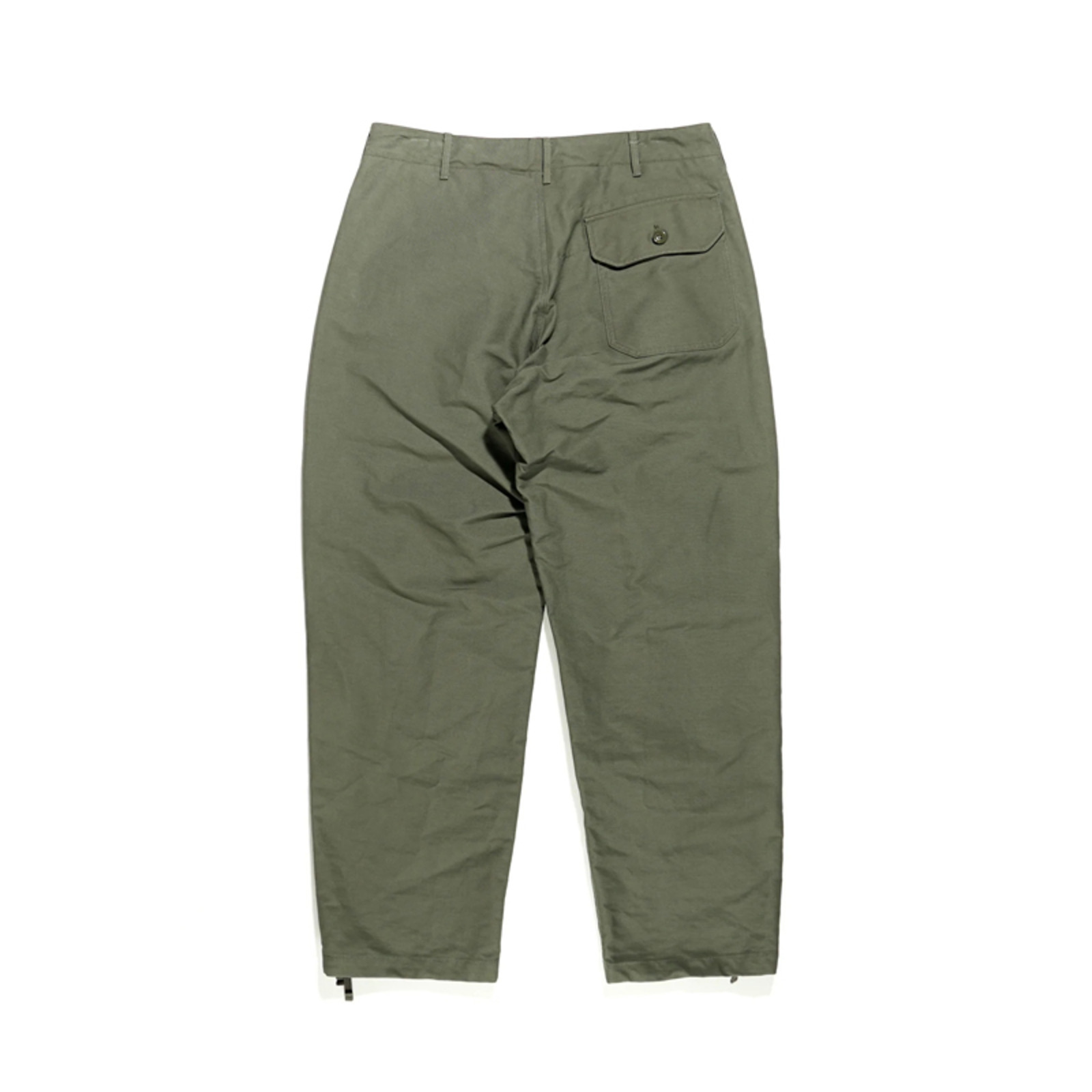 ENGINEERED GARMENTS 22AW Deck Pant-Olive Cotton Double Cloth