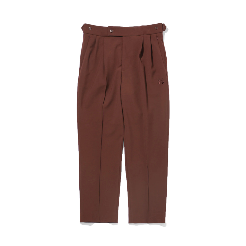 NEEDLES 22AW Tucked Side Tab Trouser - PE/R/PU Double Cloth