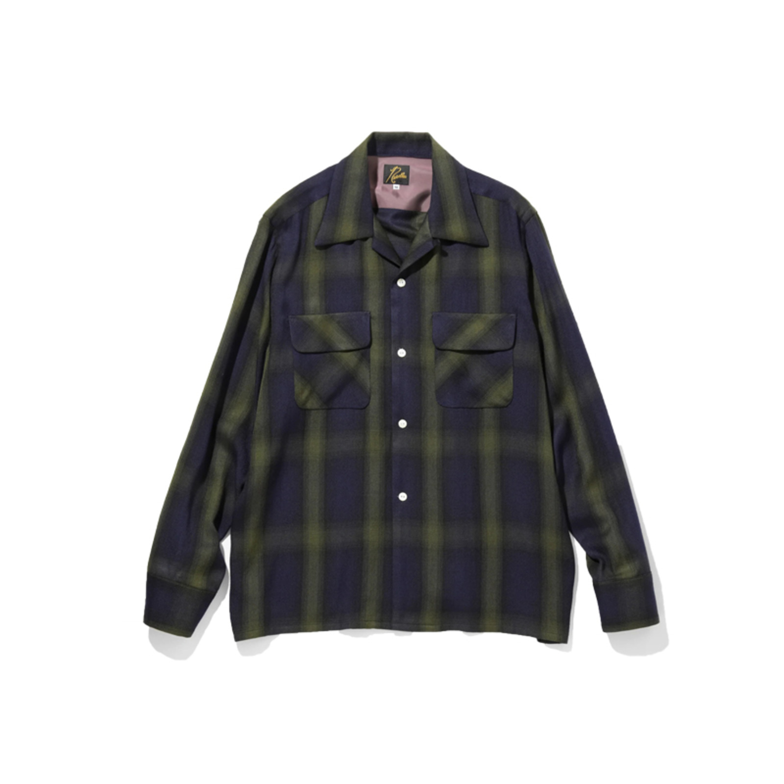 NEEDLES 22AW Classic Shirt - R/W Ombre Plaid Jq.