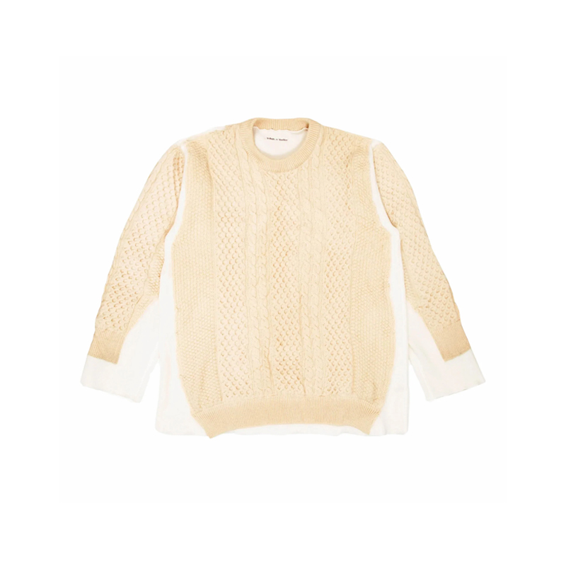 NEEDLES 22AW Fisherman Sweater -> Covered Sweater