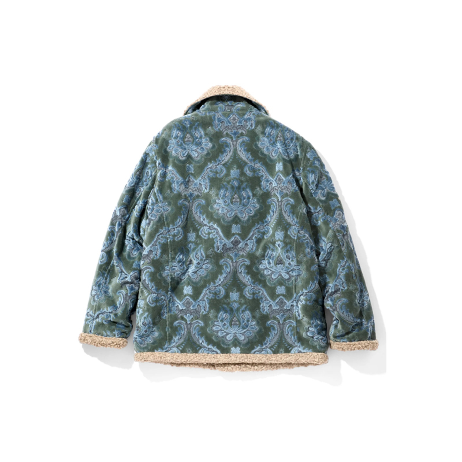 NEEDLES 22AW Double Riders Jacket - Damask Velvet Jq.