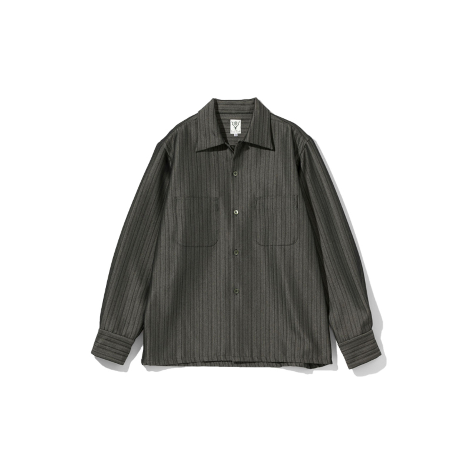 SOUTH2 WEST8 22AW One-up Shirt-W/PE Herringbone Twill