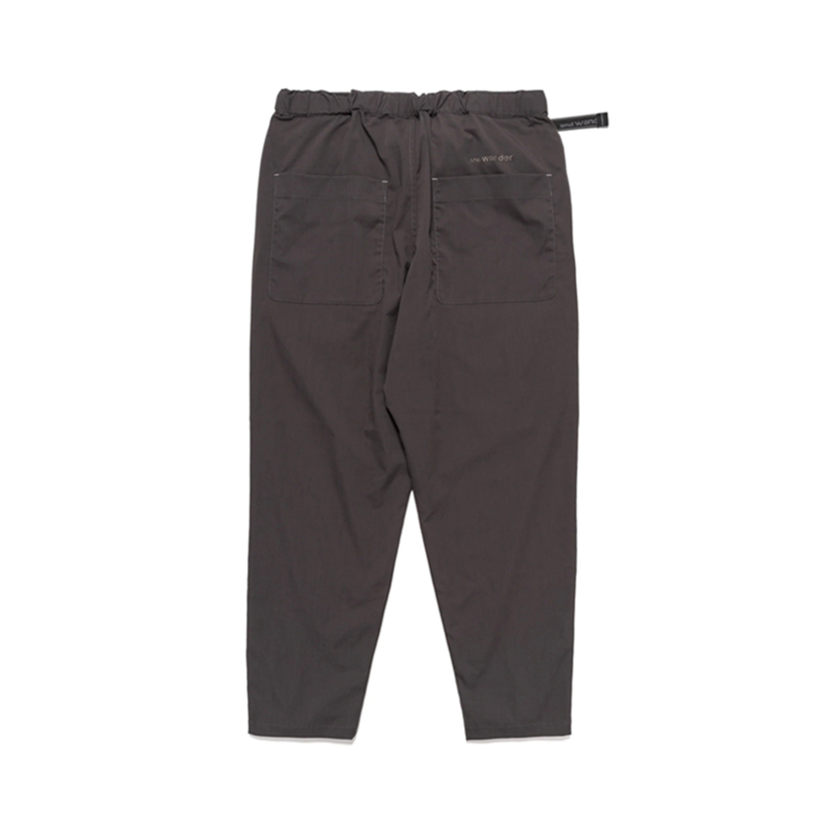 and wander 22AW PE stretch OX pants