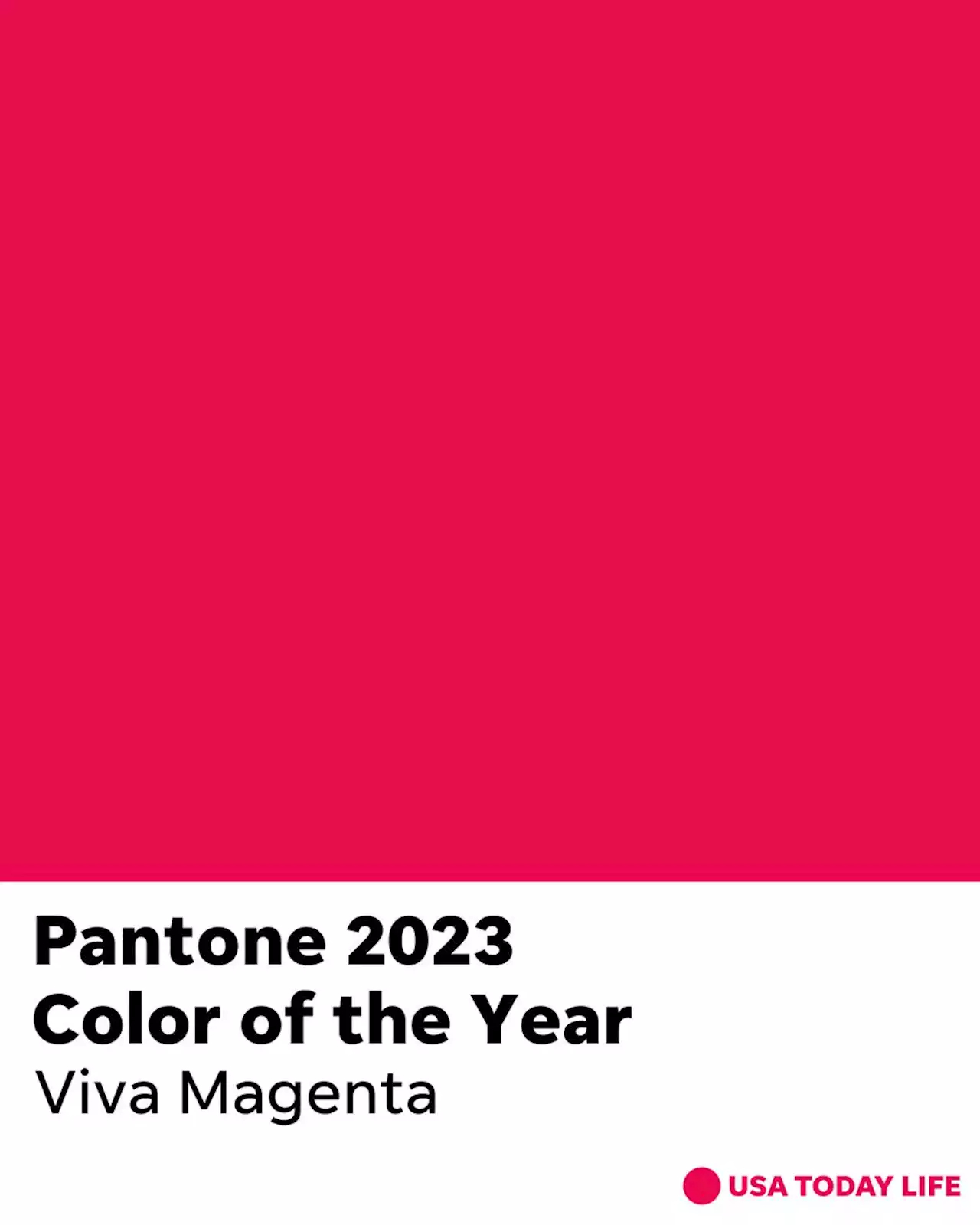 Pantone 宣布 2023 年代表色「Viva Magenta」