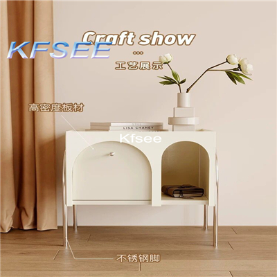 180usd Kfsee 1Pcs A Set Weibog ins style Arch Bedside Cabinet