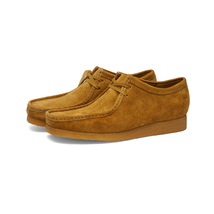 CLARKS ワラビー WALLABEE HAIRY SUEDE Clarks Men's Wallabee Oak Hairy Suede Shoes, Flexible